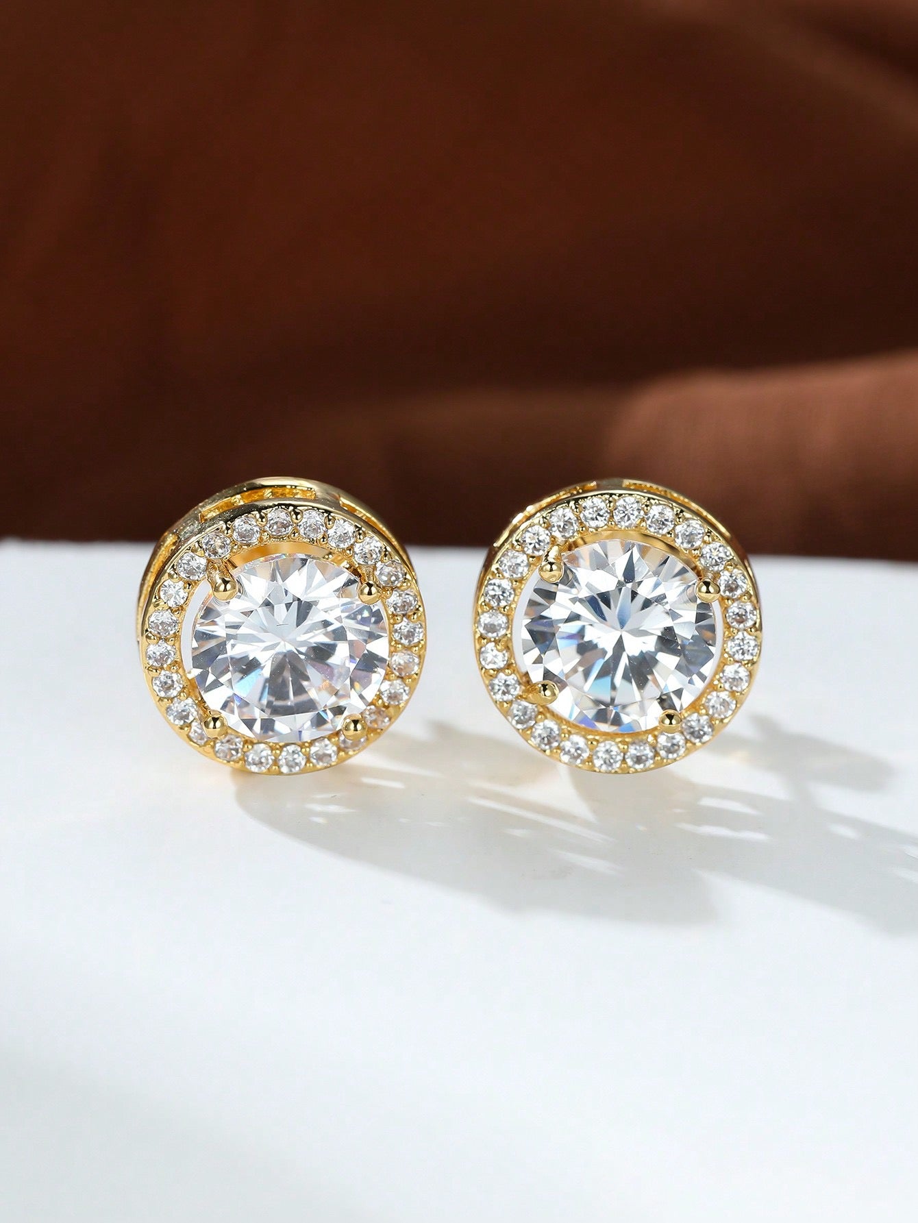 Fearless Woman Classic Round Stud Earrings