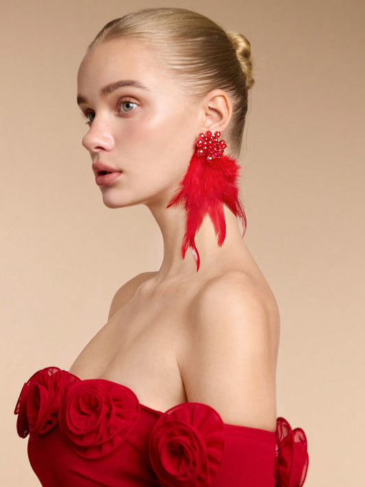 Flawless Woman Tiara Earrings