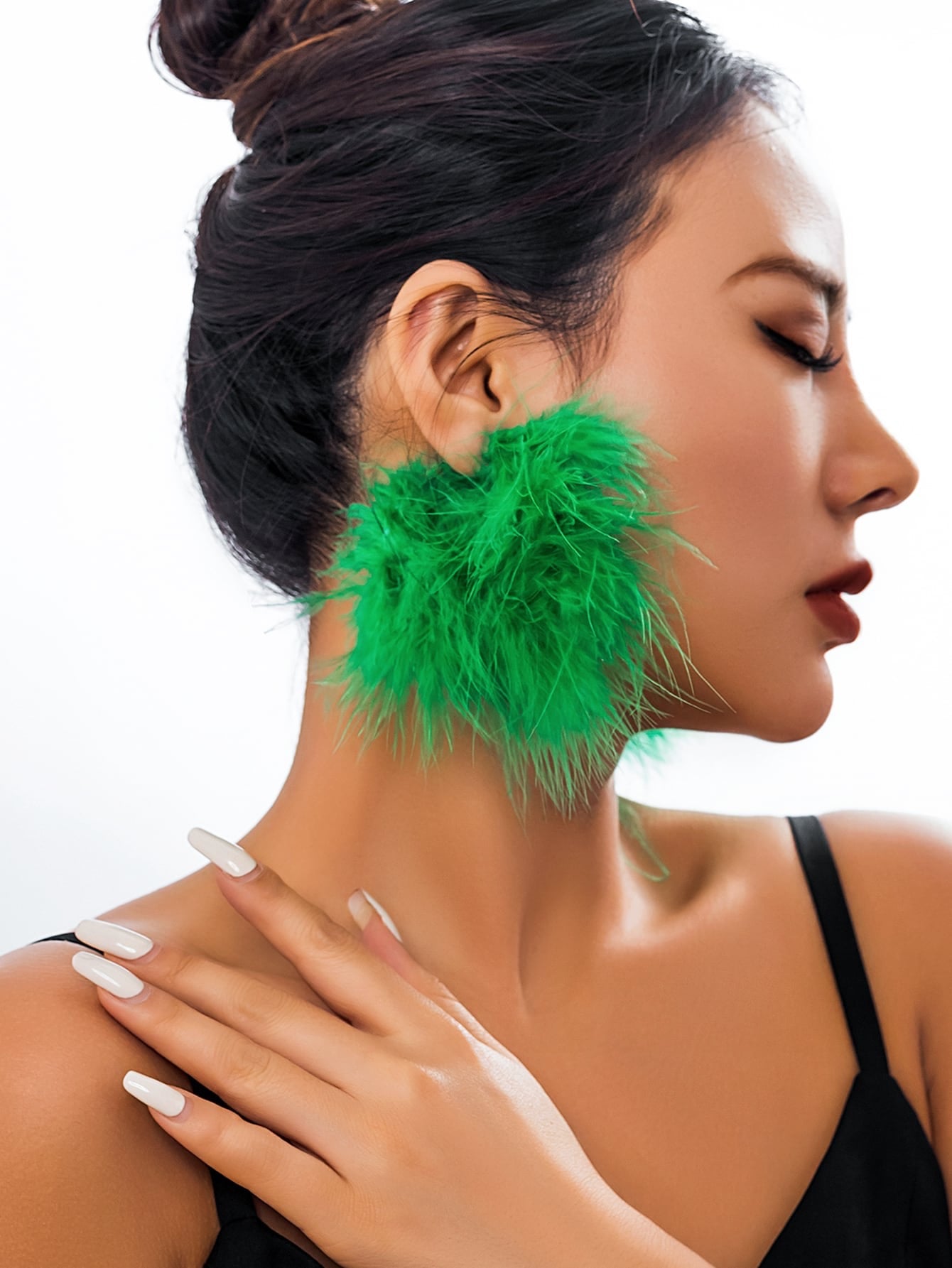 Fearless Woman Jasmine Hoop Earrings