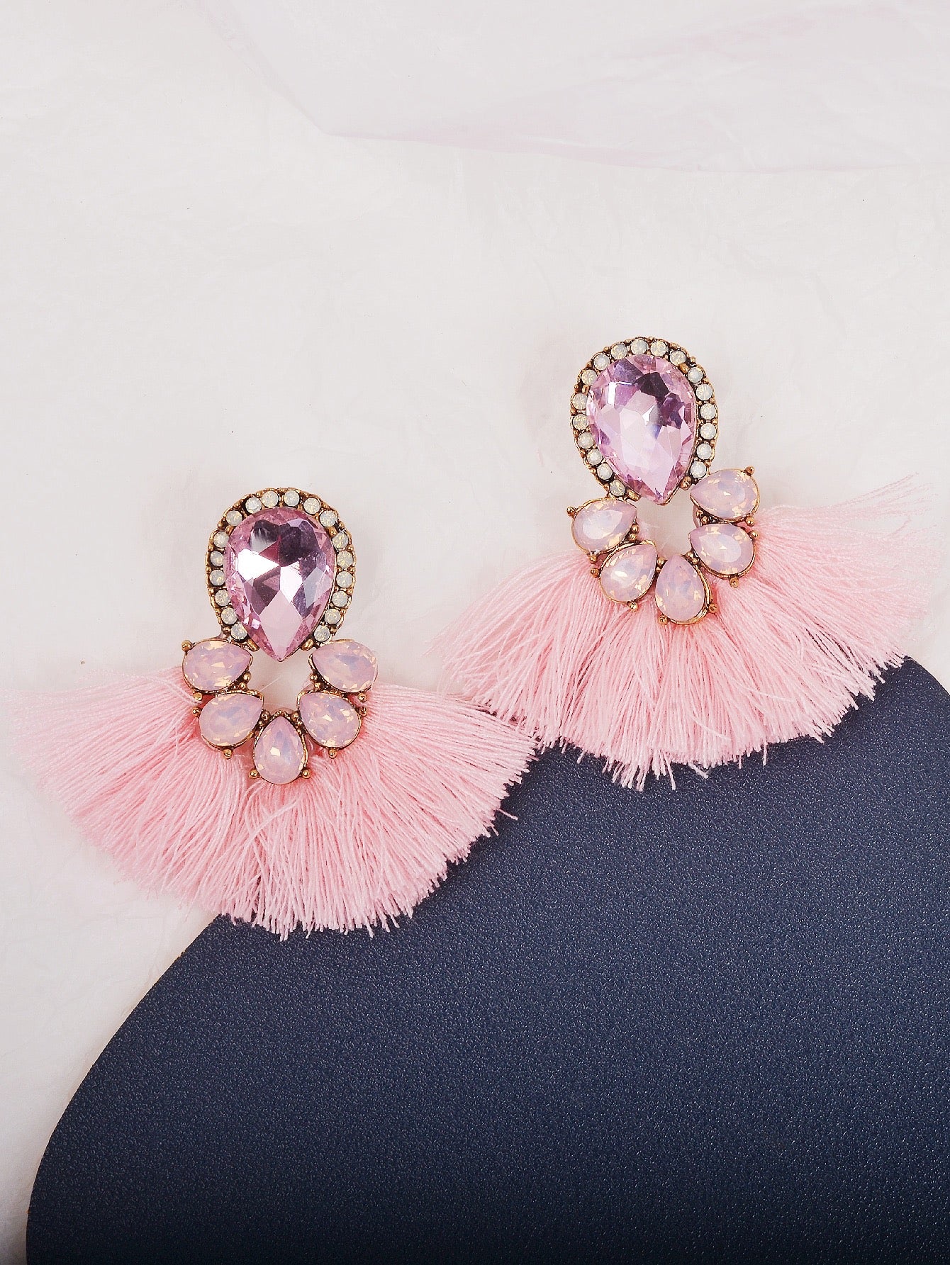 Flawless Woman Fearless Tassel Earrings