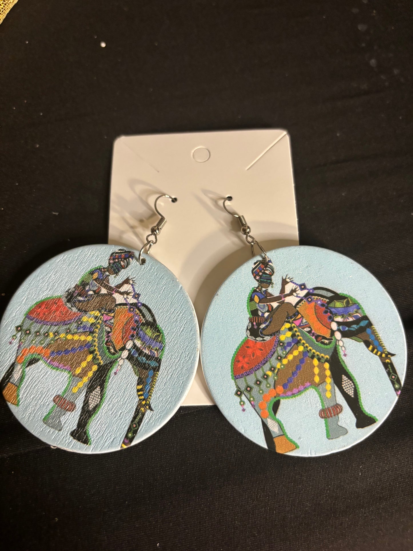 Fearless Woman Elephant Earrings