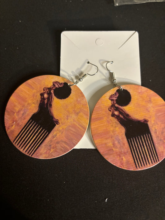 Fearless Woman Her Earrings