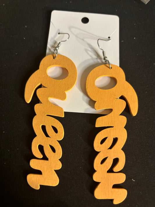 Fearless Woman Queen Earrings