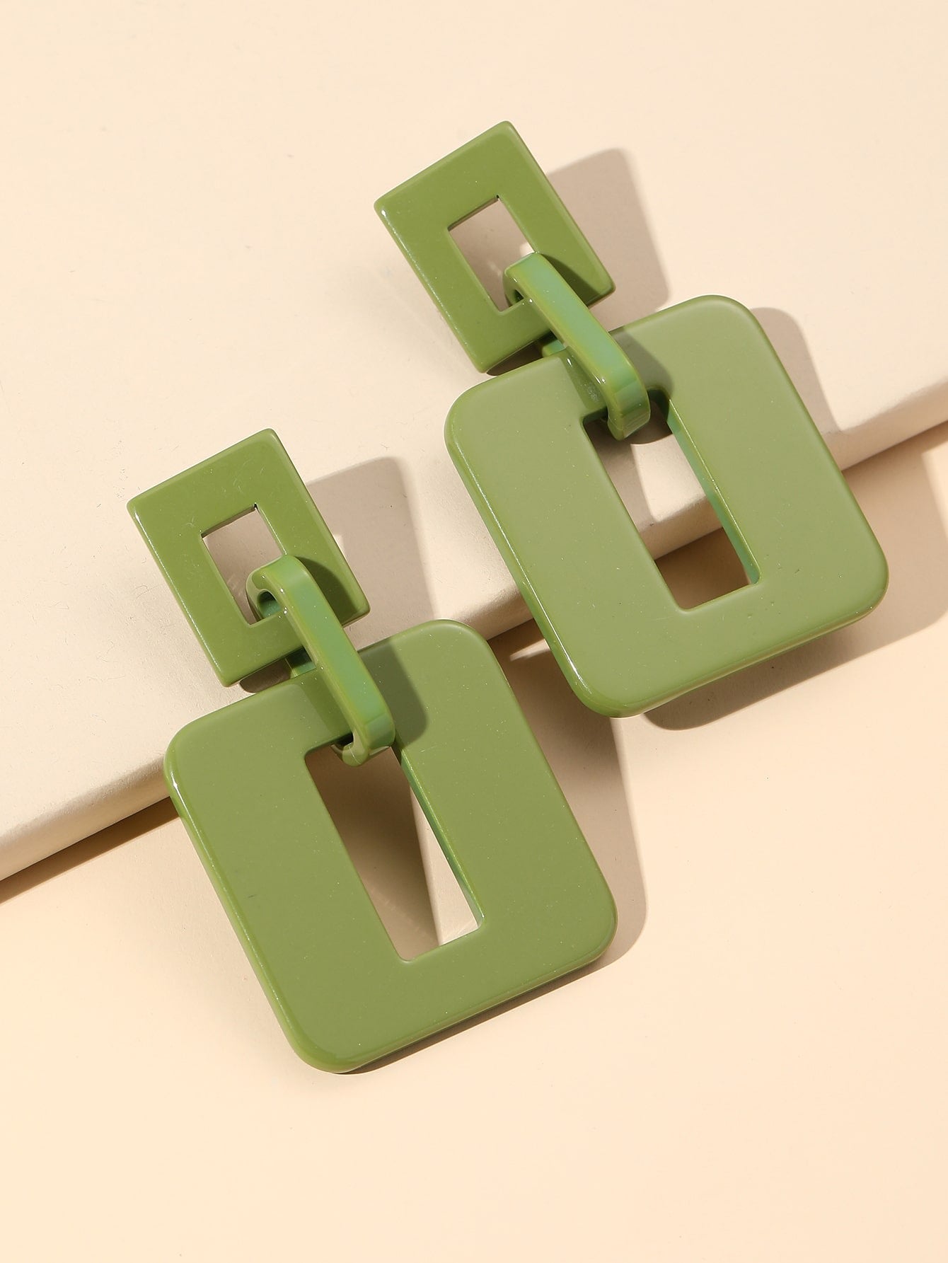 Fierce Woman Out The Box Square Earrings