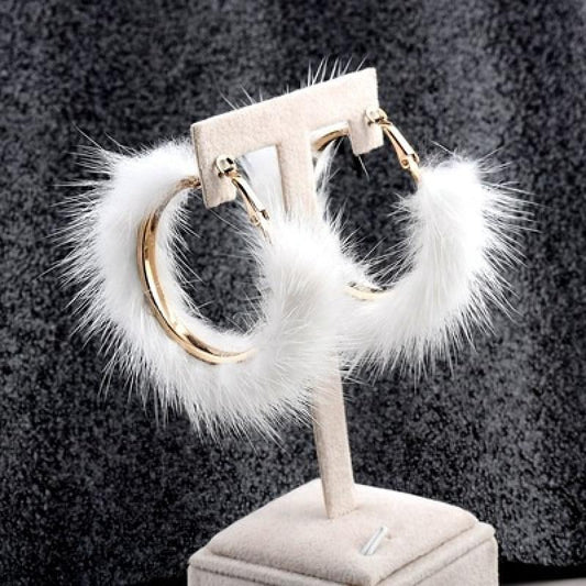 Fearless Woman Dominique Hoop Earrings