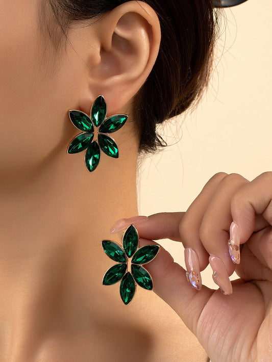 Fearless Woman Flower Child Stud Earrings