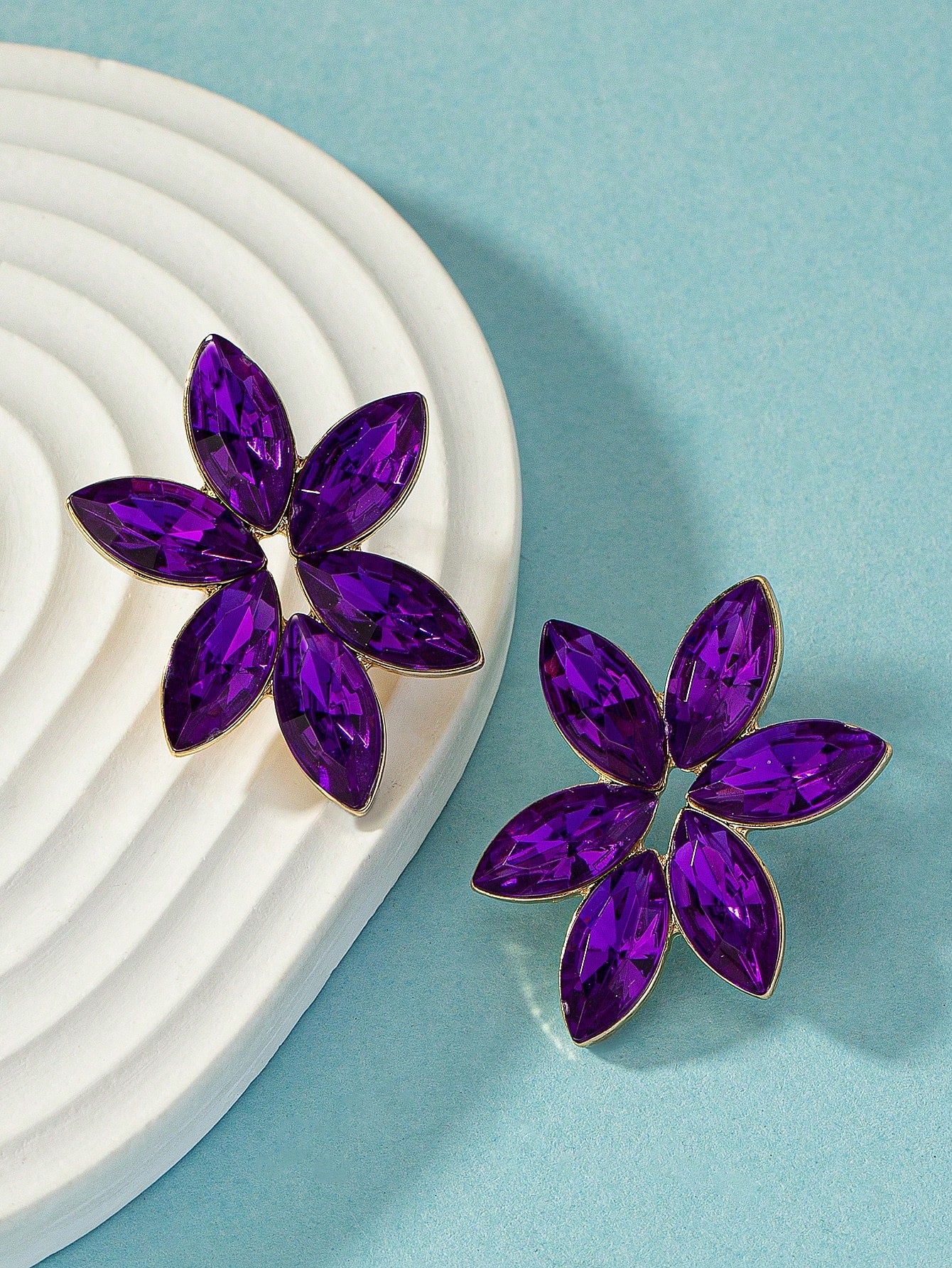 Fearless Woman Flower Child Stud Earrings