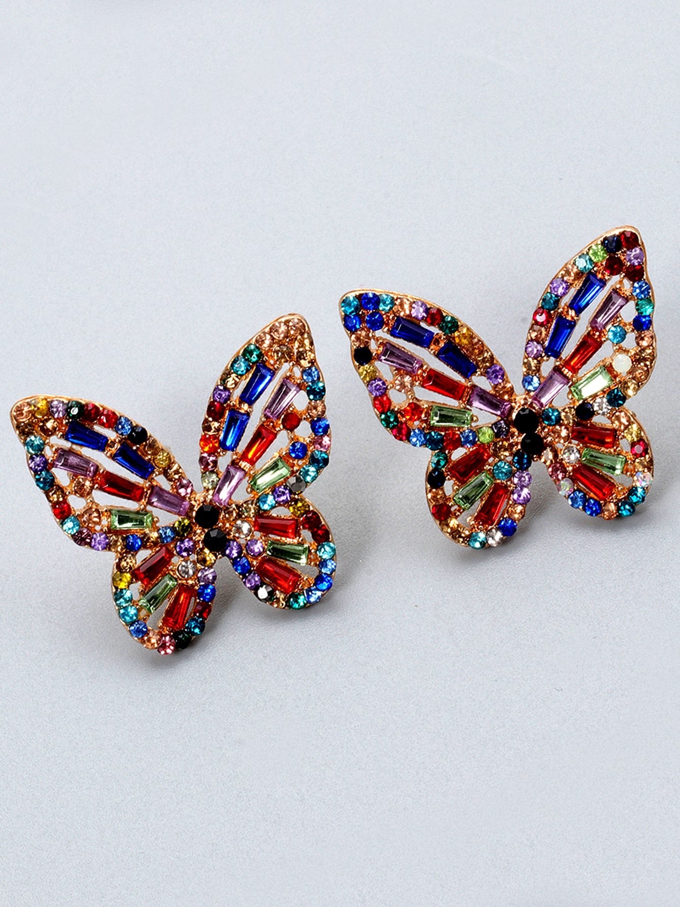 Fearless Woman Brittany Butterfly Stud Earrings