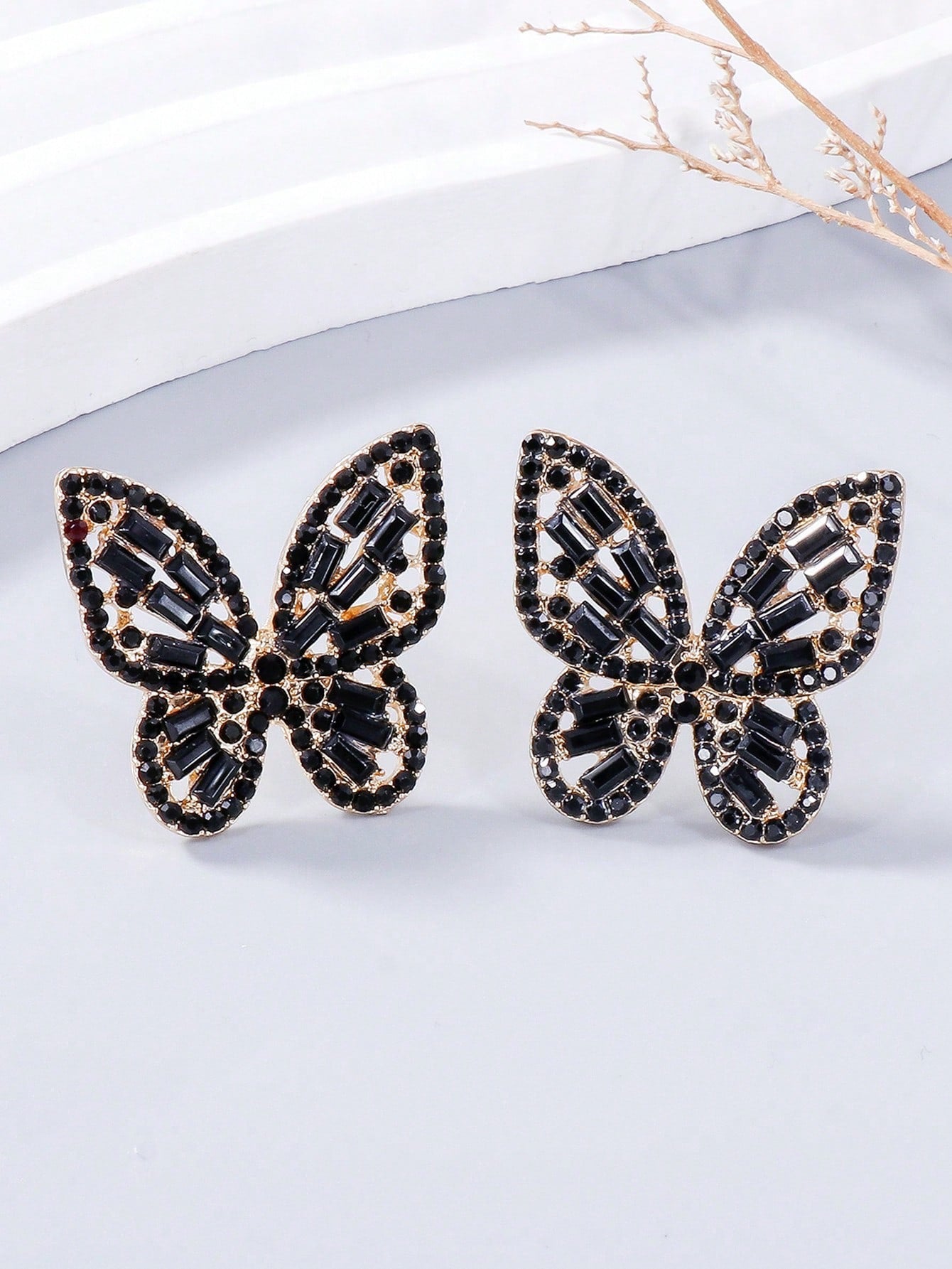 Fearless Woman Brittany Butterfly Stud Earrings