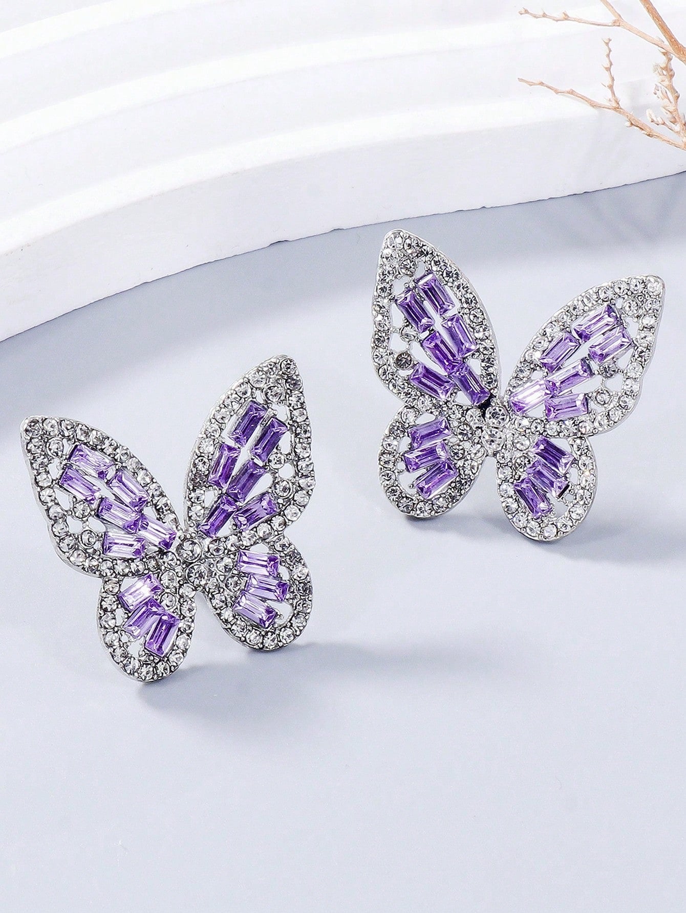 Fearless Woman Brittany Butterfly Stud Earrings