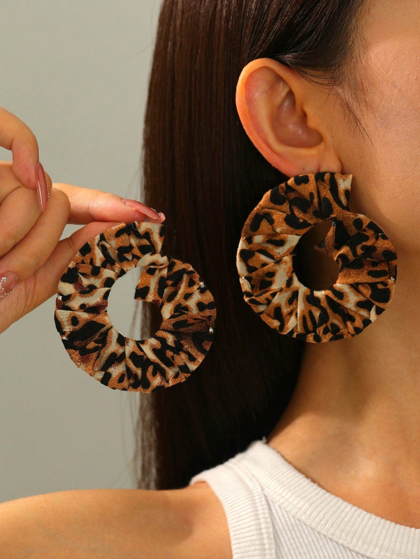 Fearless Woman Full Circle Hoop Earrings