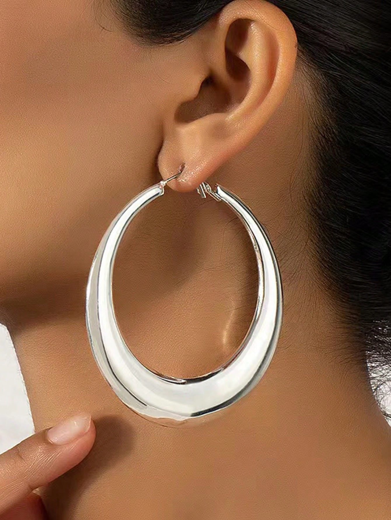 Fearless Woman Lina Love Hoop Earrings