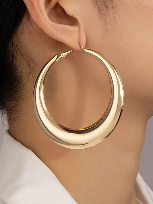 Fearless Woman Lina Love Hoop Earrings