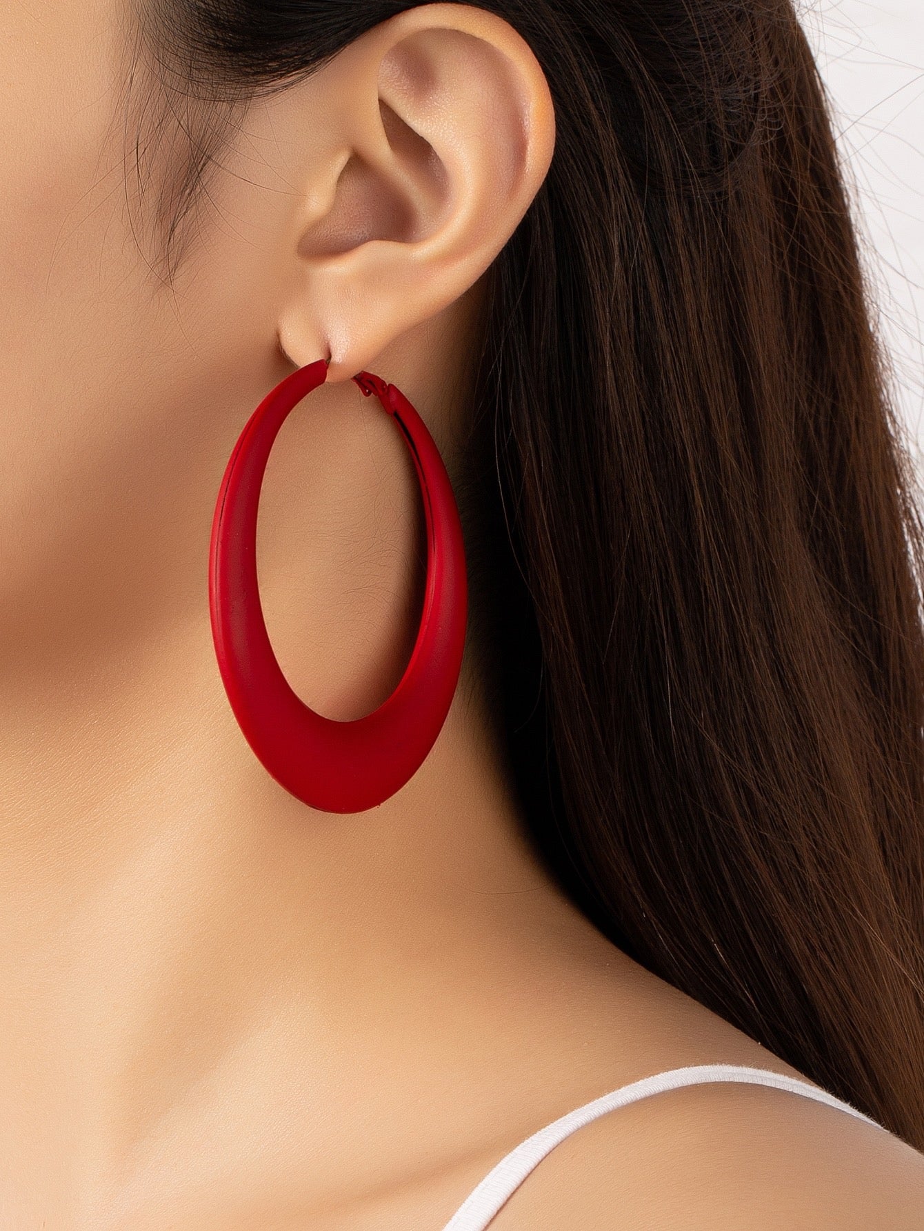 Fearless Woman Lina Love Hoop Earrings