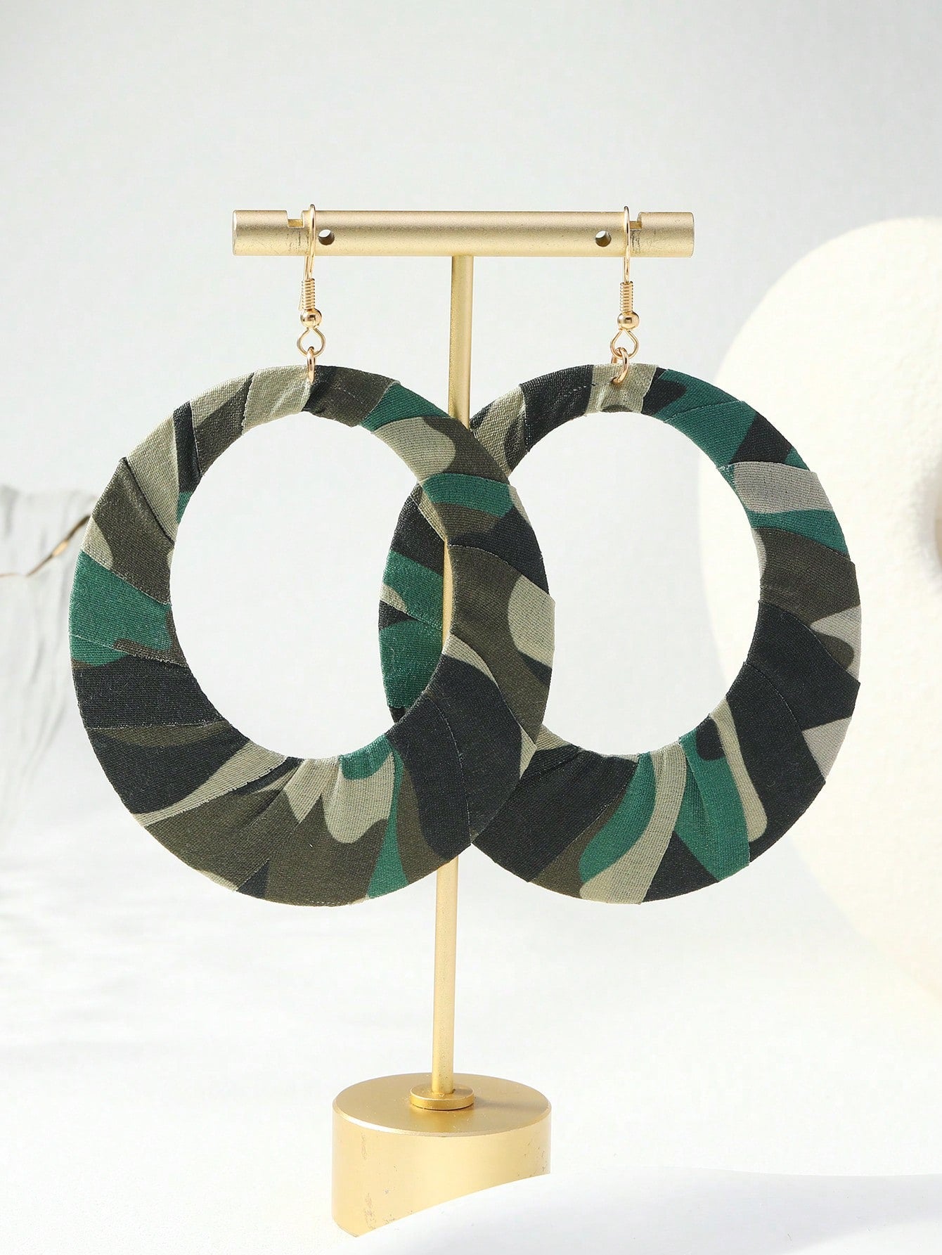 Fearless Woman Warrior Hoop Earrings
