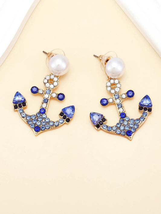 Fabulous Woman She’s Anchored Earrings