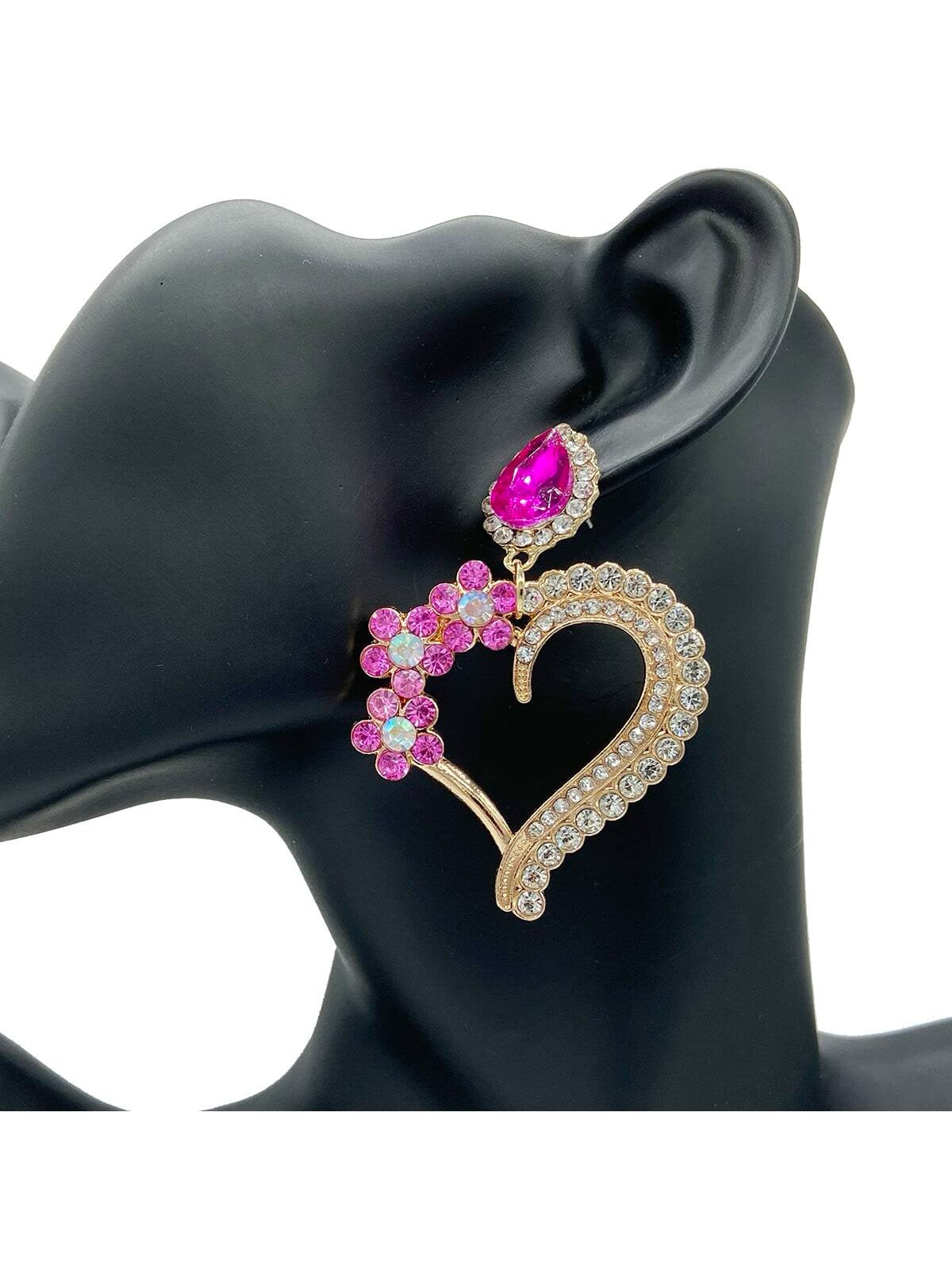 Lina Love Wild Woman Heart Earrings