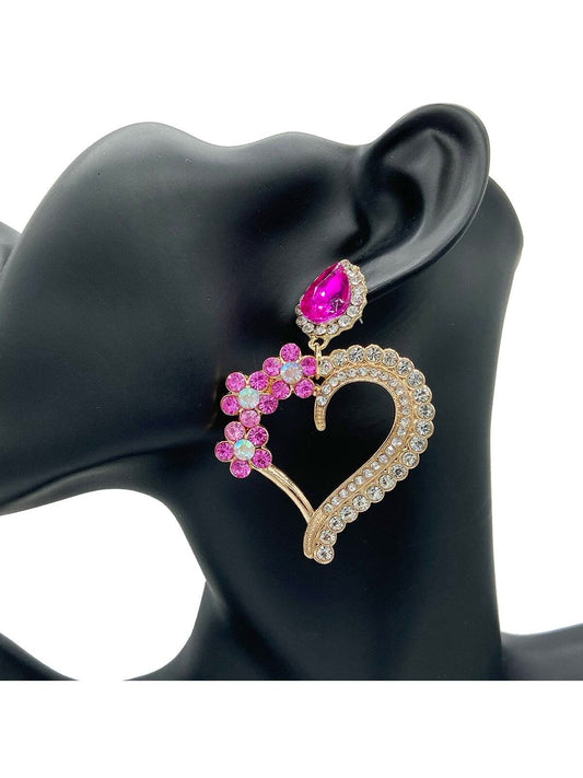 Lina Love Wild Woman Heart Earrings