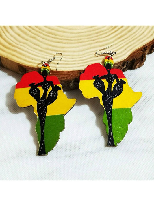 Fearless Woman Juneteenth Earrings