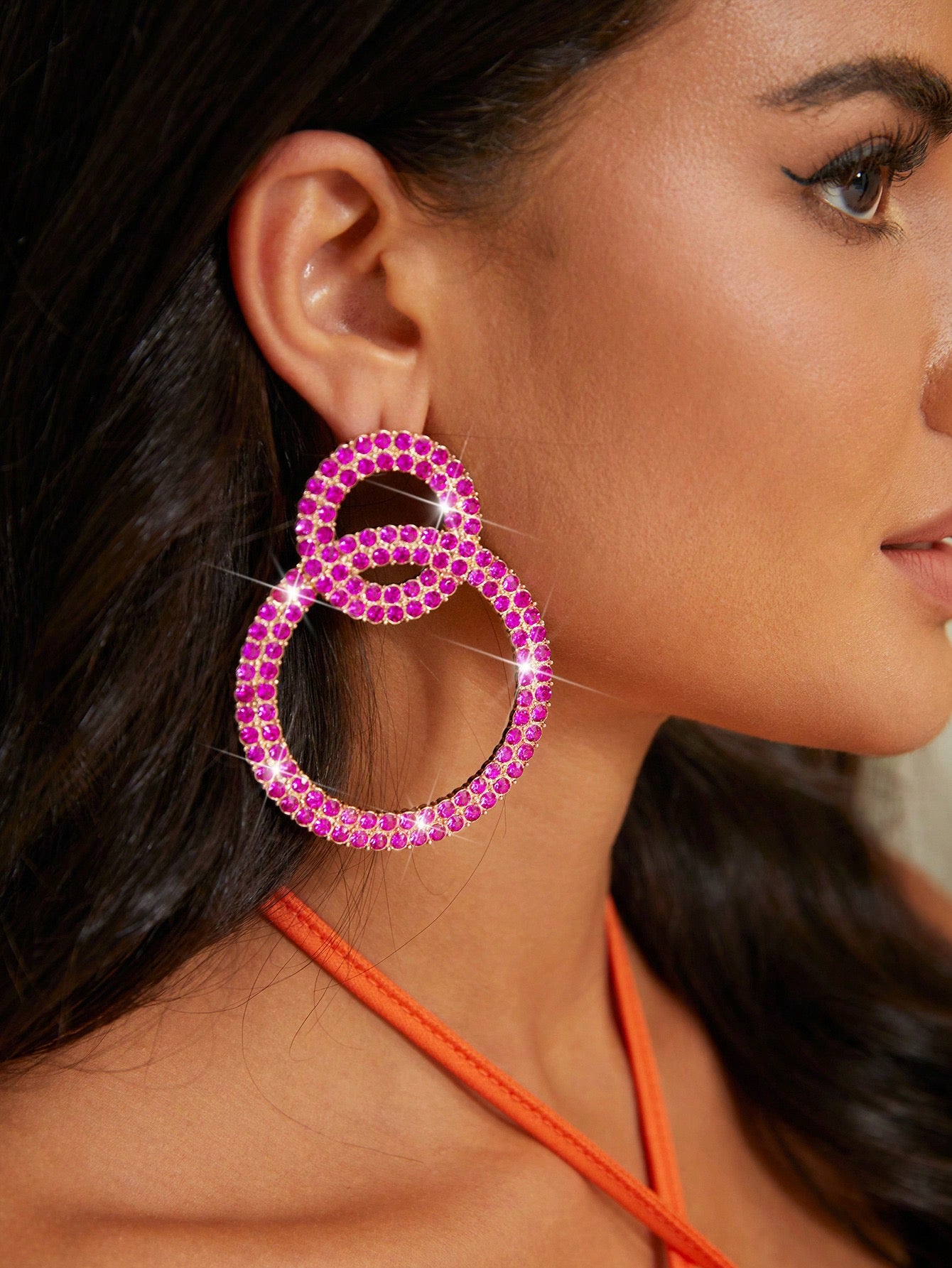 Fancy Woman Full Circle Earrings