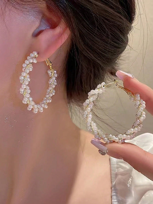 Fearless Woman Life of the Party Hoop Earrings