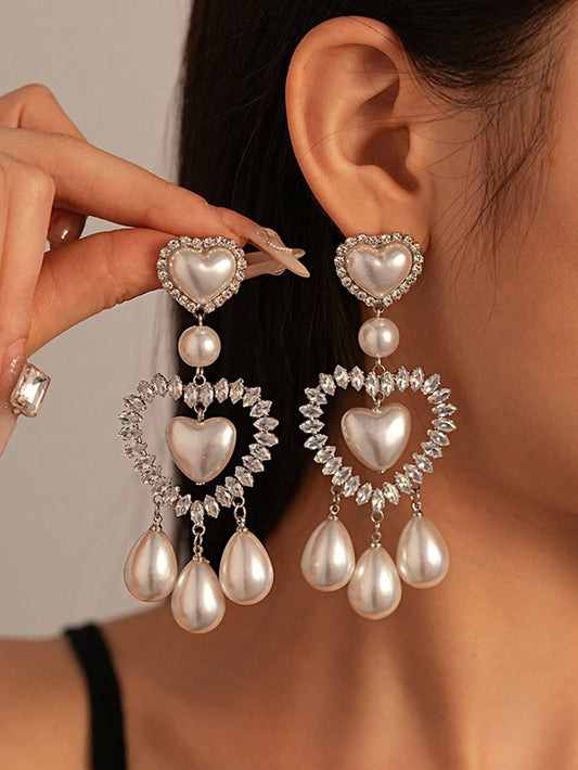 Fancy Woman Lina Love Pure Passion Heart Earrings