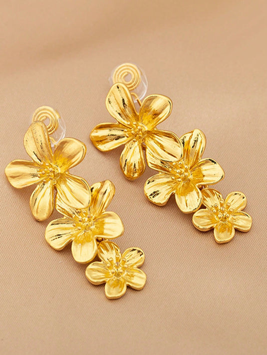 Fearless Woman Daisy Clip on Earrings