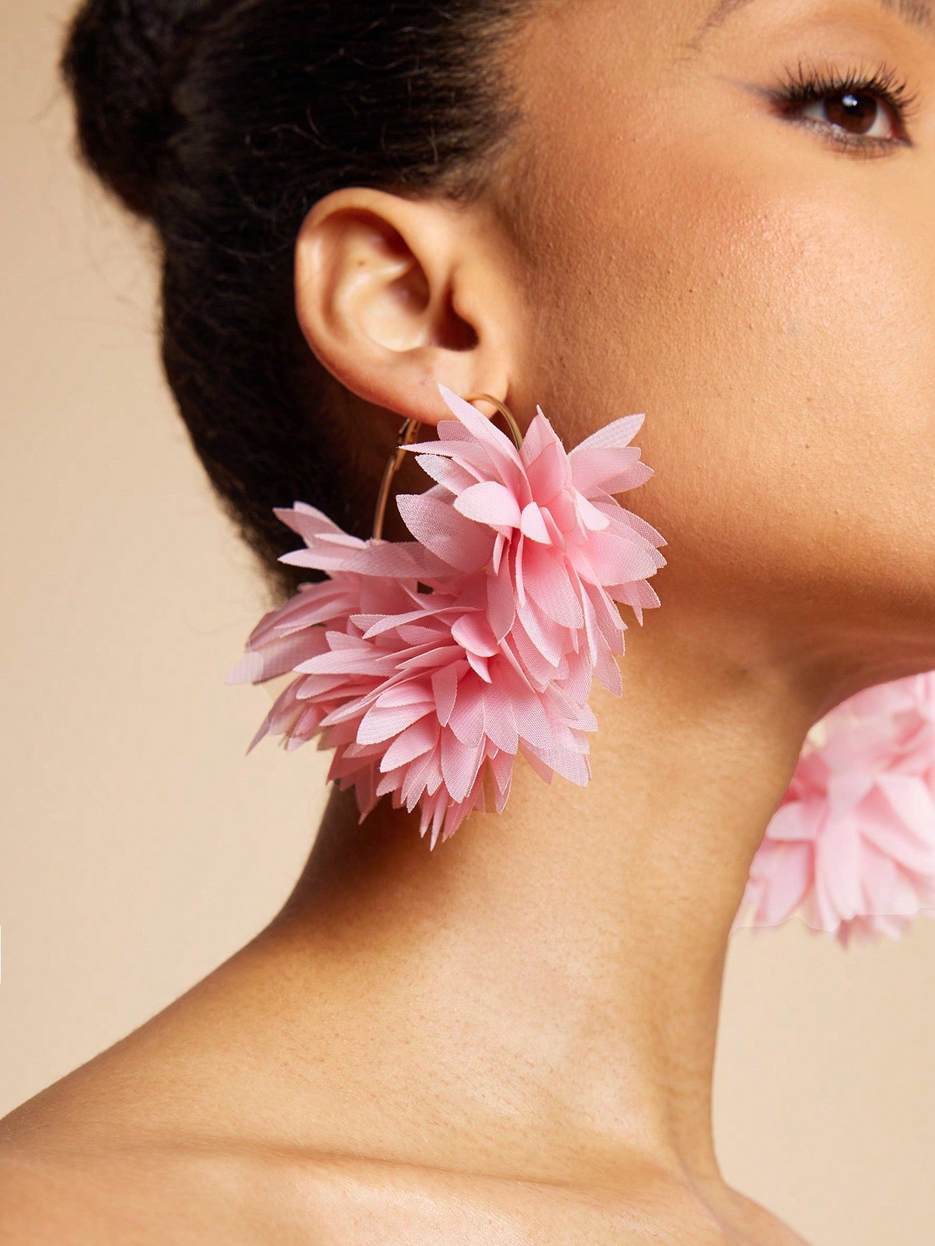 Fearless Woman Bloom Hoop Earrings