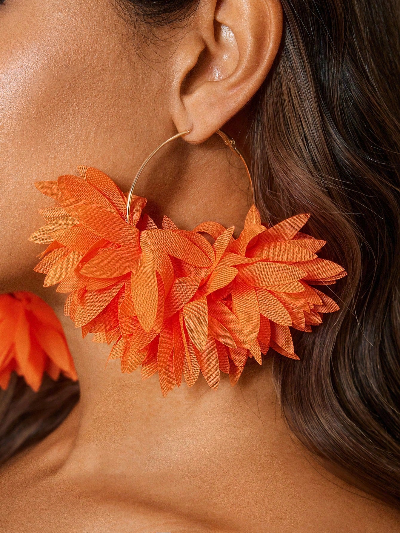 Fearless Woman Bloom Hoop Earrings