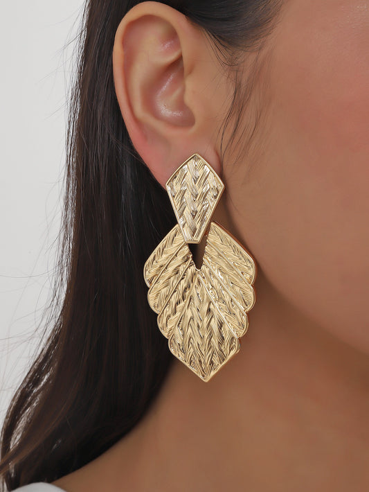 Fearless Woman Sheek Girl Clip On Earrings