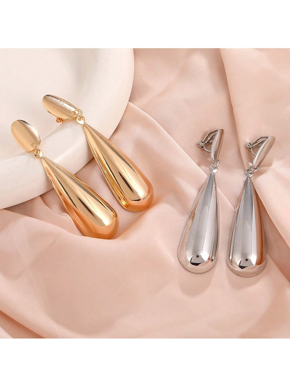 Fearless Woman Blazing Clip On Earrings