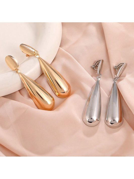 Fearless Woman Blazing Clip On Earrings