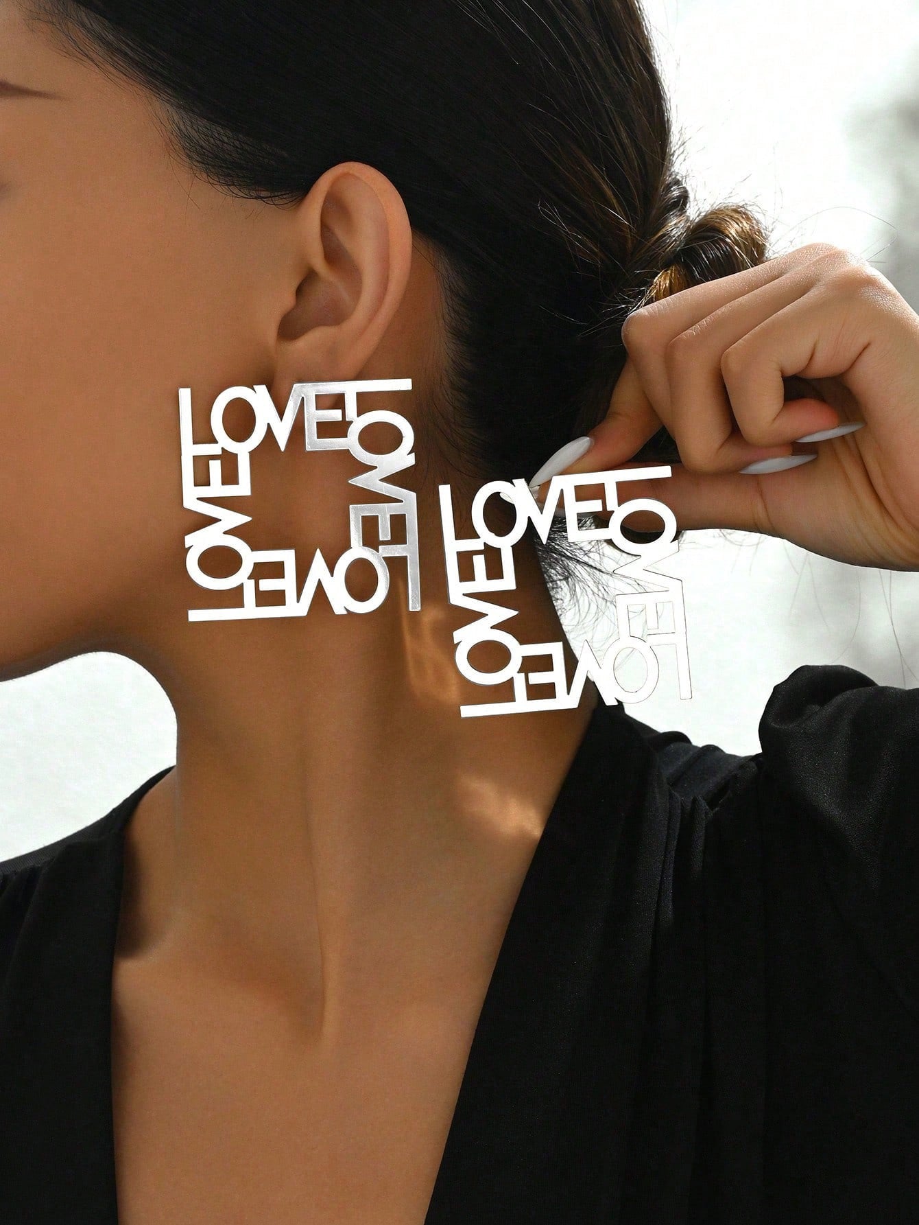 Fearless Woman Lovely Hoop Earrings