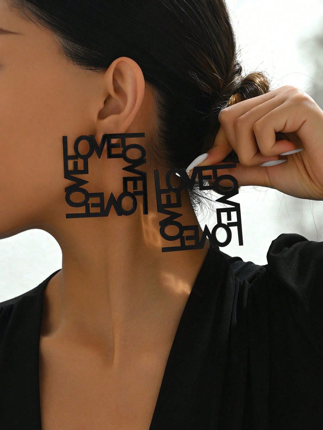 Fearless Woman Lovely Hoop Earrings