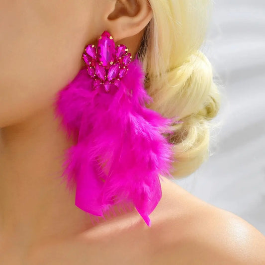 Flawless Woman Kiara Feather Earrings