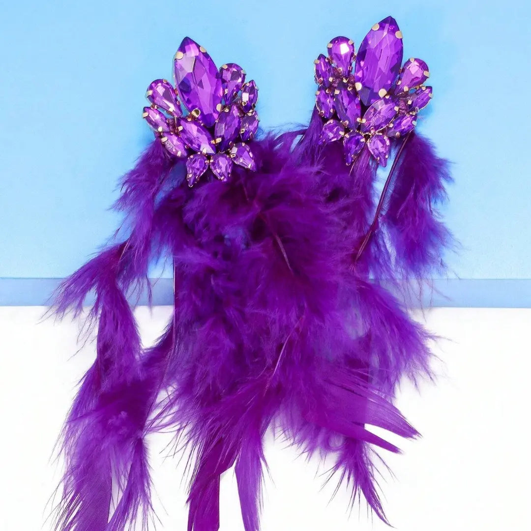 Flawless Woman Kiara Feather Earrings